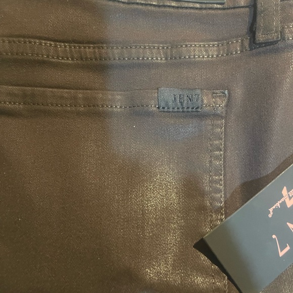 7 For All Mankind Jen7 Women's High Rise Skinny Fit Ankle Jeans faux leather - Picture 6 of 8